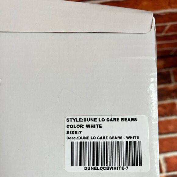 Y.R.U. White Care Bears Dune Lo Platform Boots NIB SOLDOUT White Pink SZ 7 - Picture 12 of 12